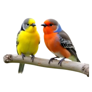 Oiseau sur perchoir