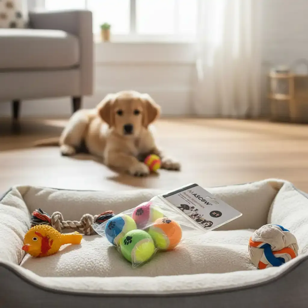 Balles de tennis pour Chien Mascow (4 balles) miniature 3