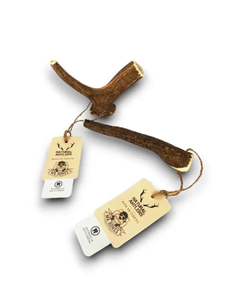 Bois de cerf pour chien – Anneau de dentition naturel pour chien miniature 3