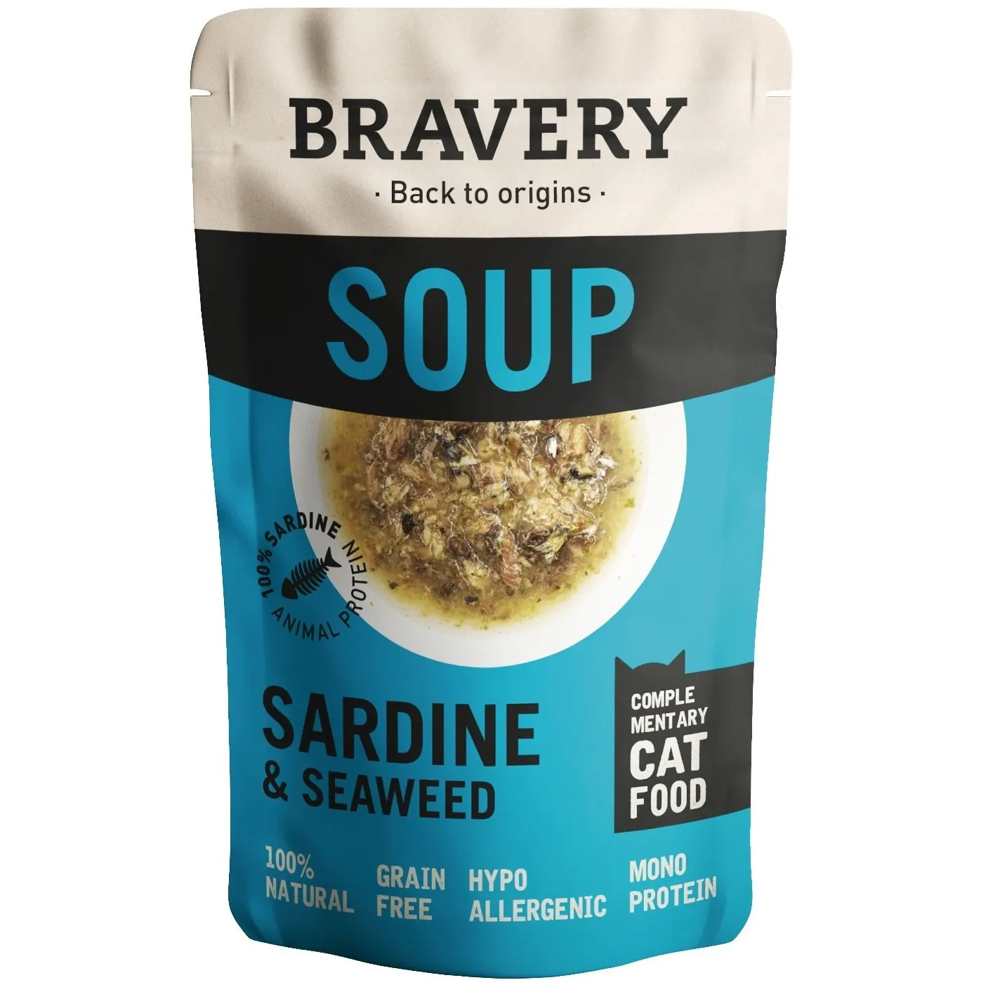 Bravery Soupe pour chat – 3 saveurs aux choix miniature 2