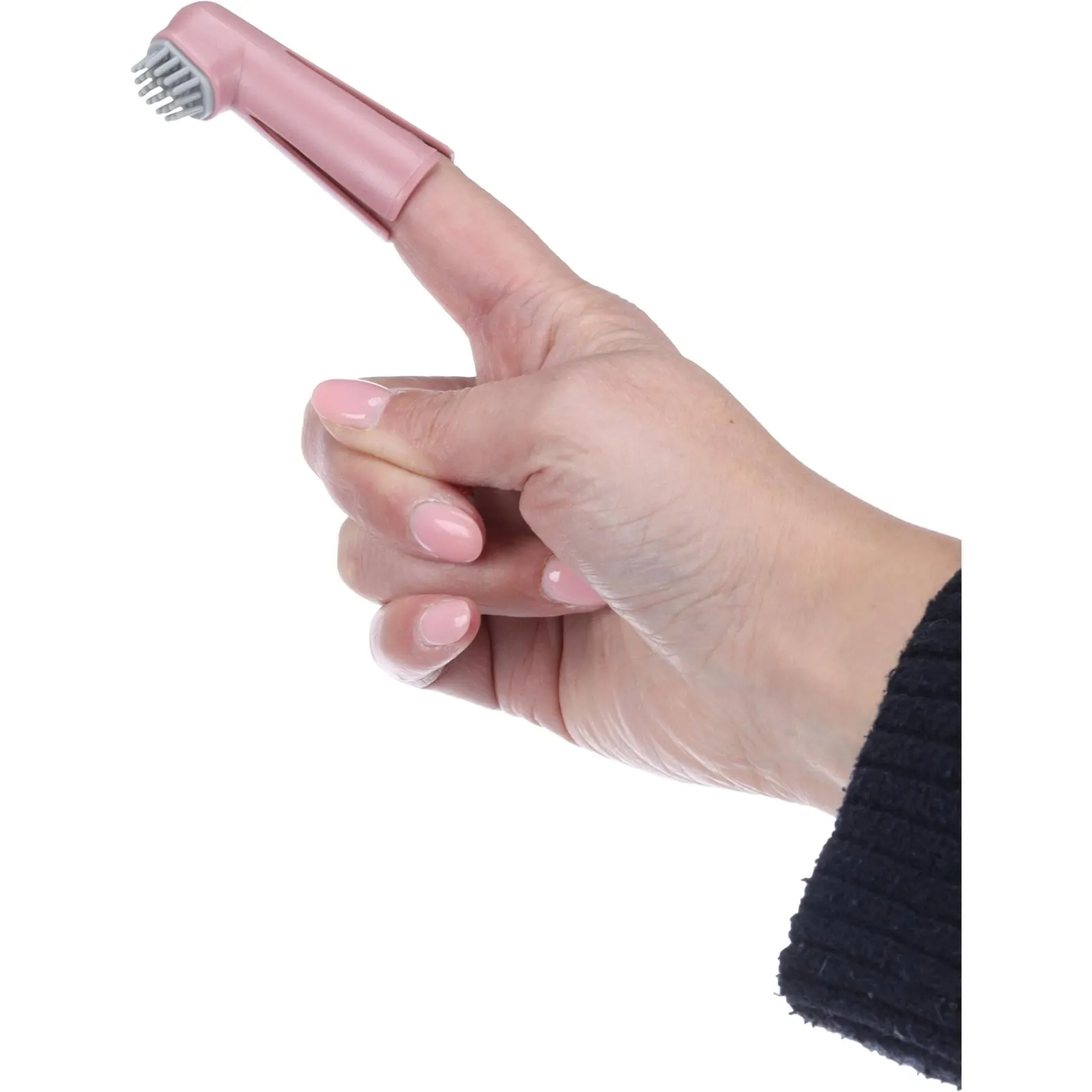 Brosse à Dents De Doigt Dentes Pour Chien – Flamingo miniature 2