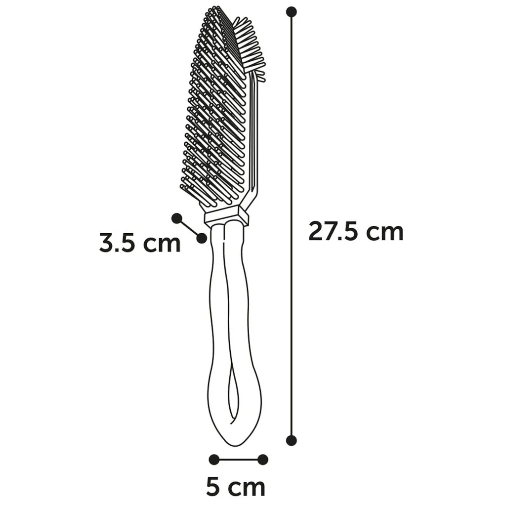 Brosse & Epilateur Pour Poils Afra Noir & Gris Flamingo miniature 2