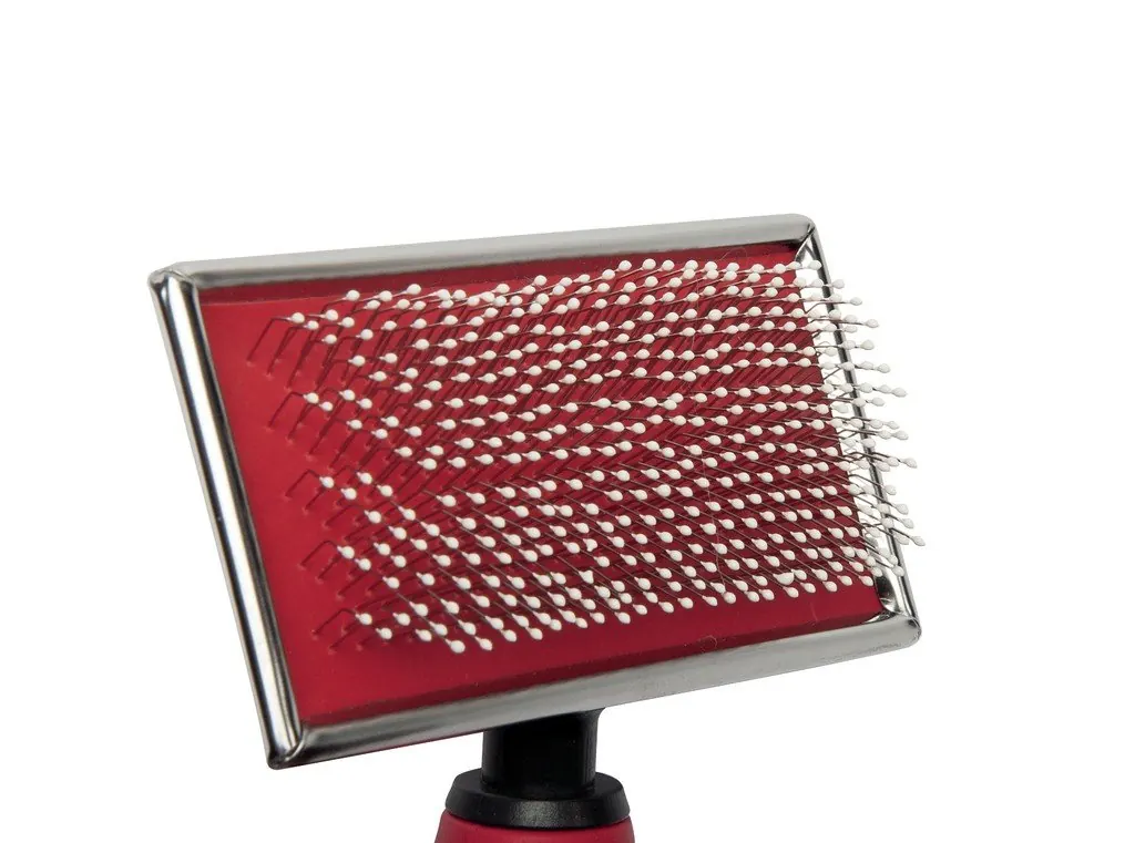 Brosse de lissage avec picots en acier inoxydable 12cmx8cm – Camon miniature 2