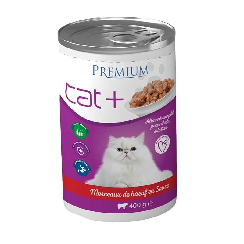 CAT+ 410 GR BOUCHÉES EN SOUCE AU BOEUF — image 1