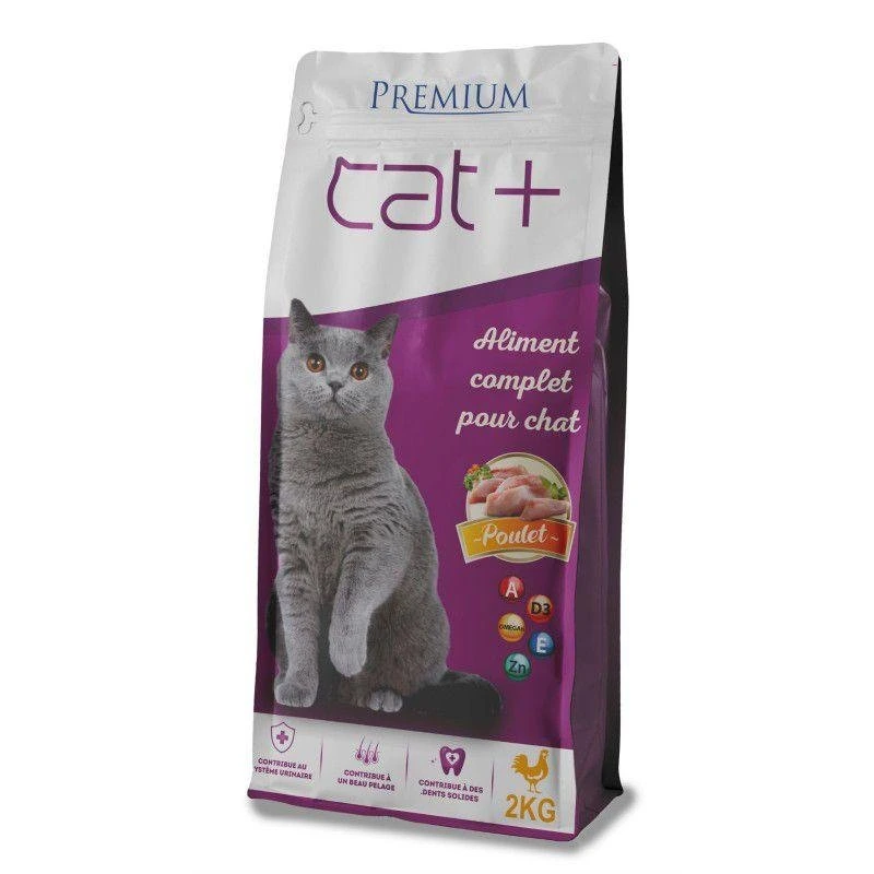 Cat Plus® Croquettes Poulet – 2kg — image 1