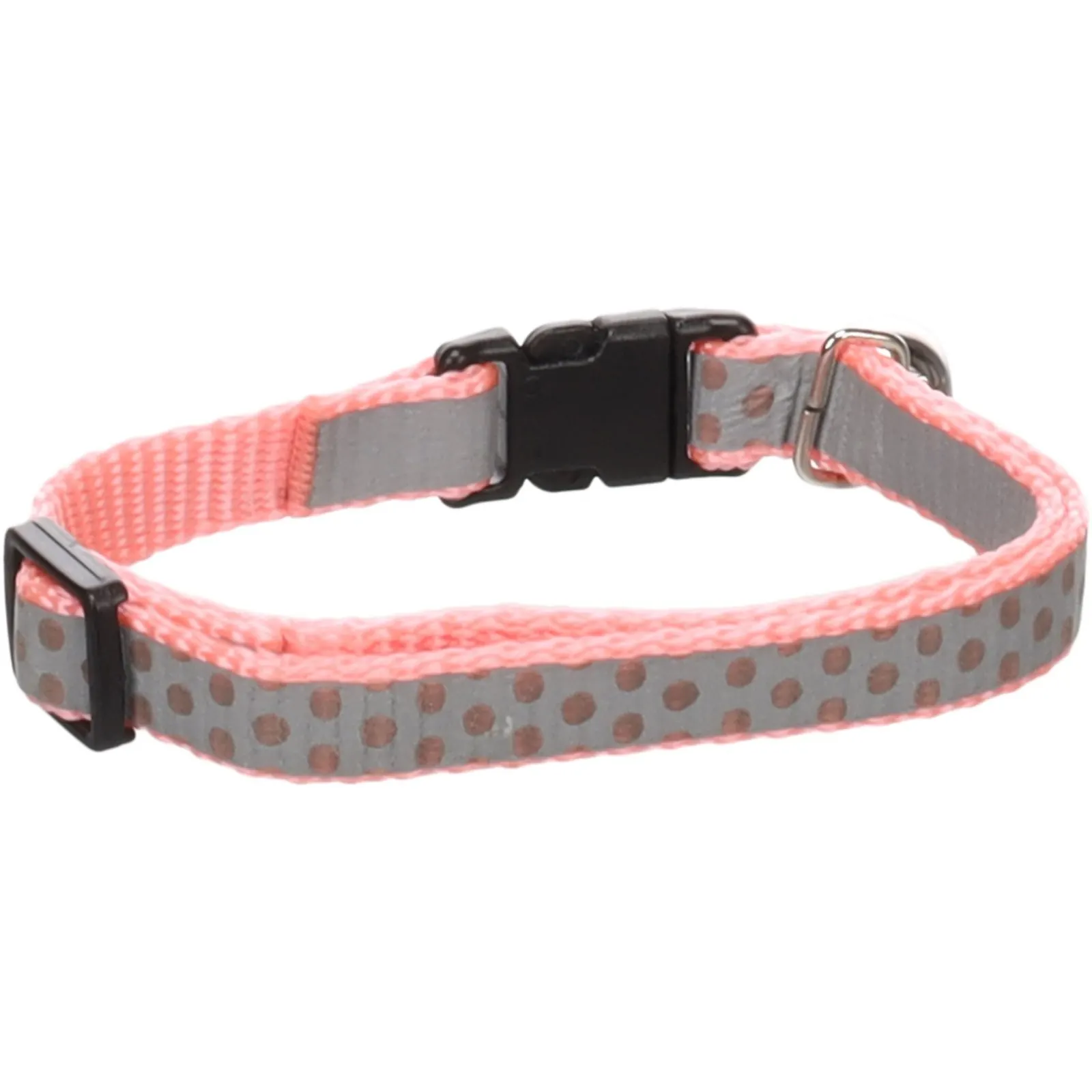 Collier Flamingo Chat Minx Rose saumon miniature 3