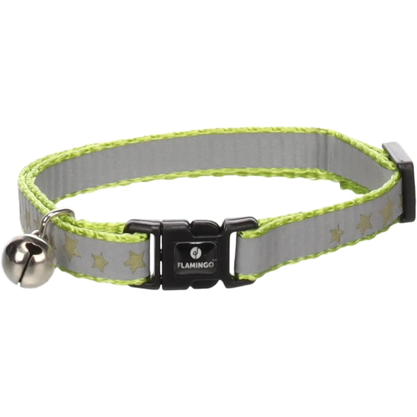 Collier Flamingo Chat Minx Vert Clair miniature 3
