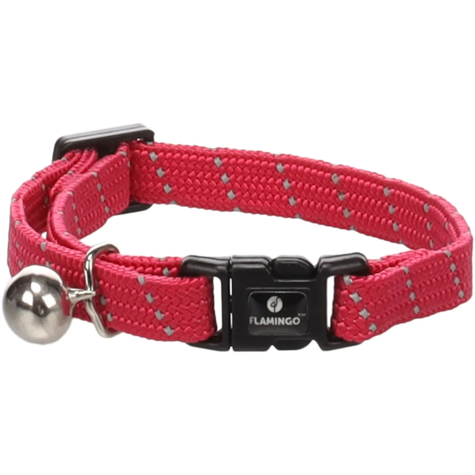 Collier Flamingo Chaton Elza Rouge Corail miniature 3