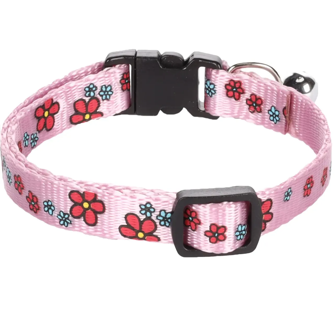 Collier Flamingo Chat Ziggi Rose Fleur miniature 2