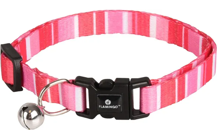 Collier Flamingo Chat Alfry 20-35cm miniature 3