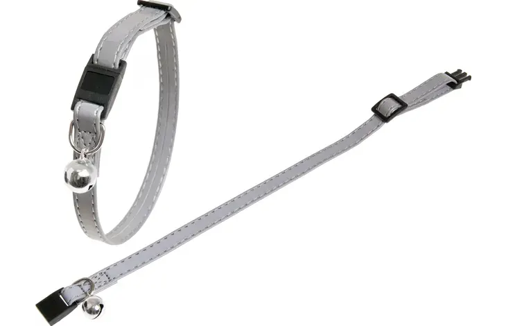 Collier Flamingo Chat Gris 20-30cm miniature 3