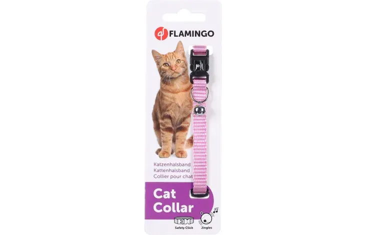 Collier Flamingo Chat Ziggi Rose miniature 2