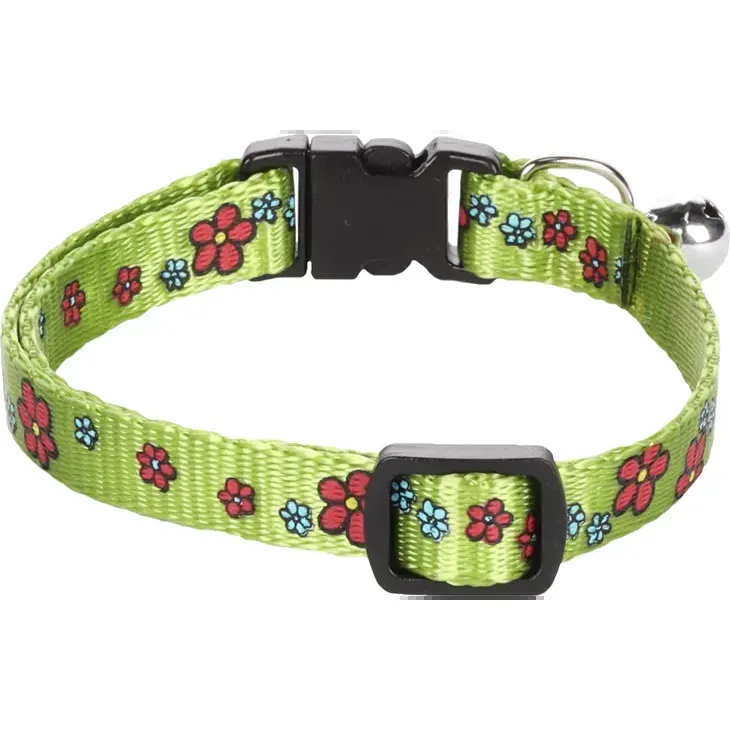Collier Flamingo Chat Ziggi Vert miniature 2