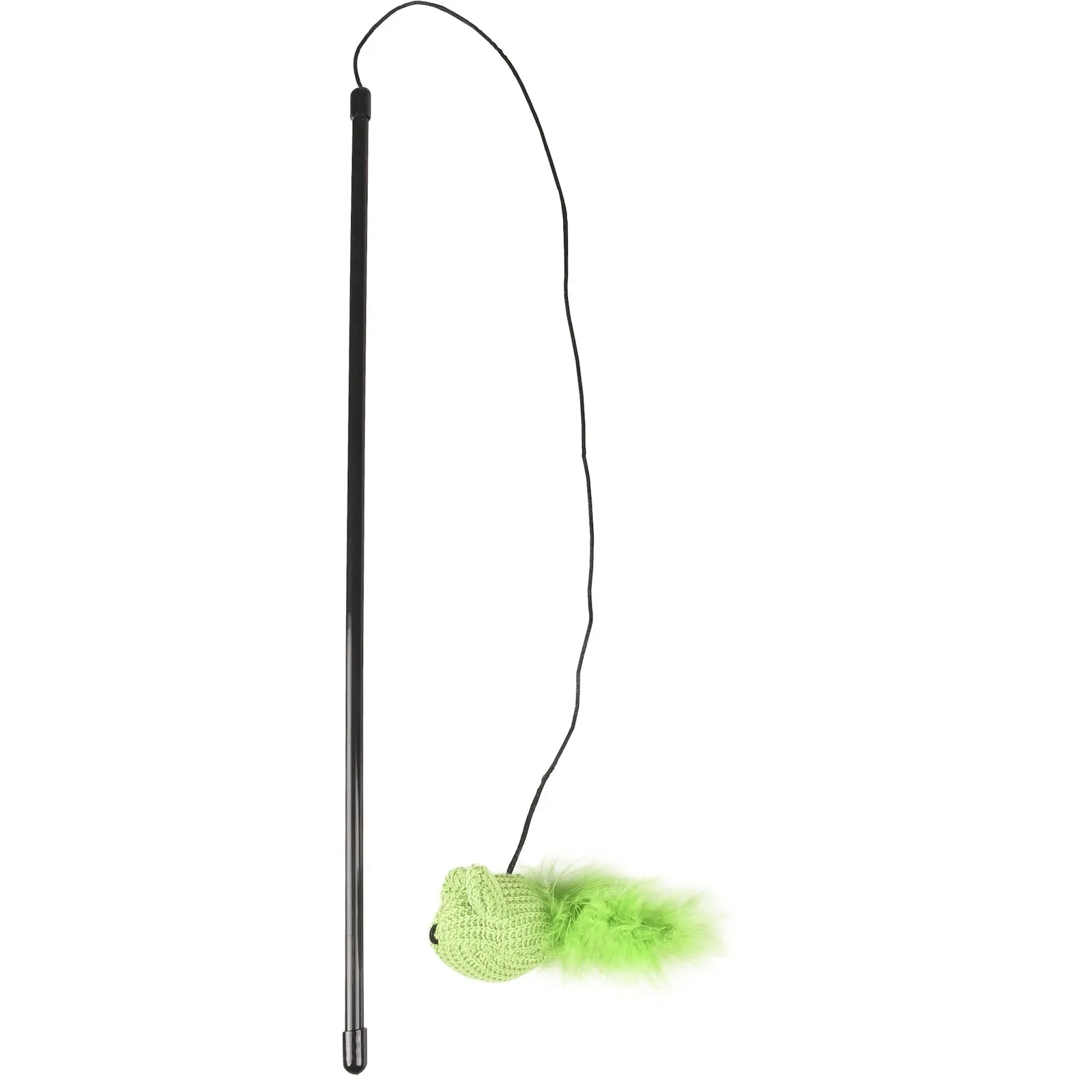 Jouet Flamingo Chat Vera Canne à pêche avec Souris (Vert | Rose) miniature 3