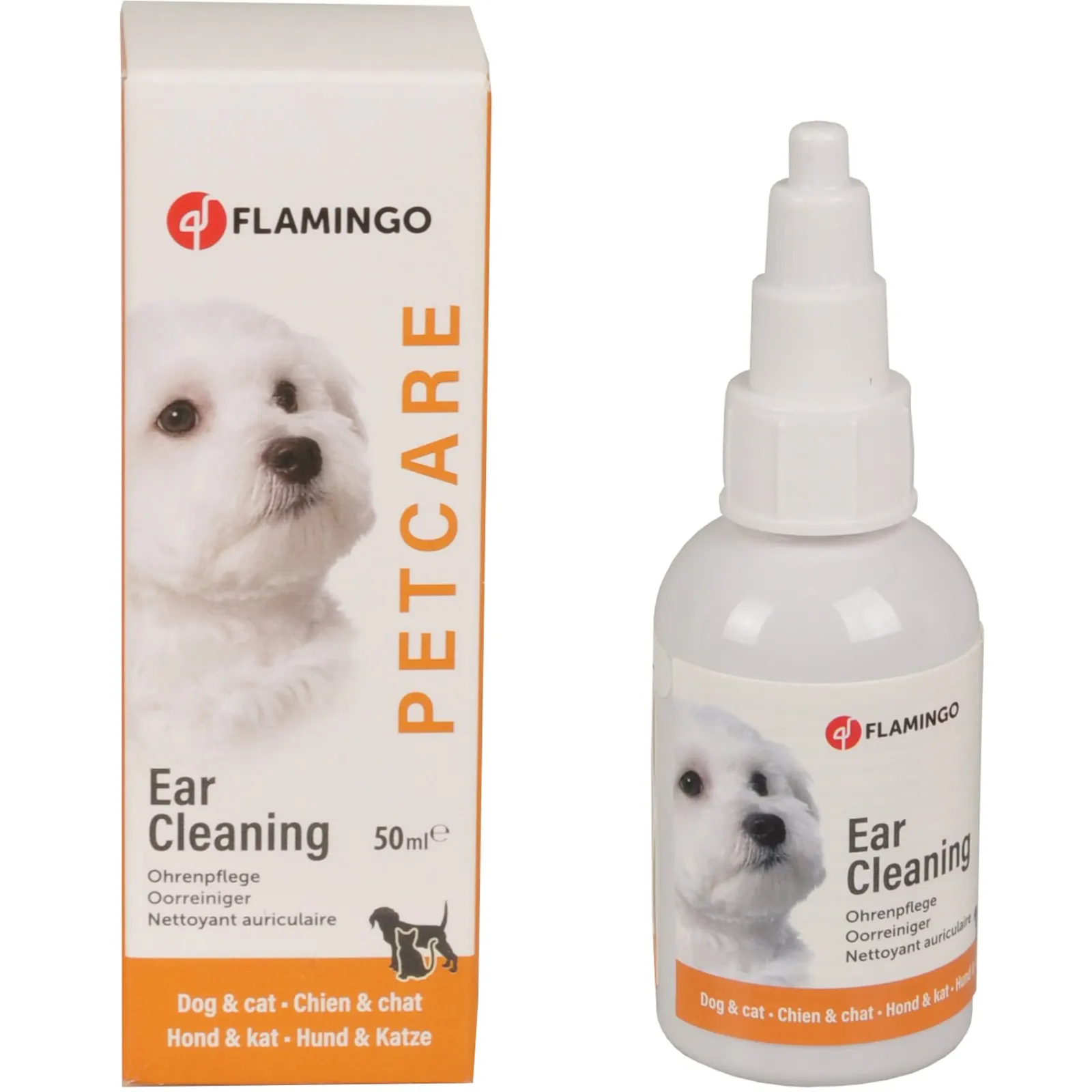 Flamingo Nettoyant des Oreilles pour Chats et Chiens 50ml miniature 2