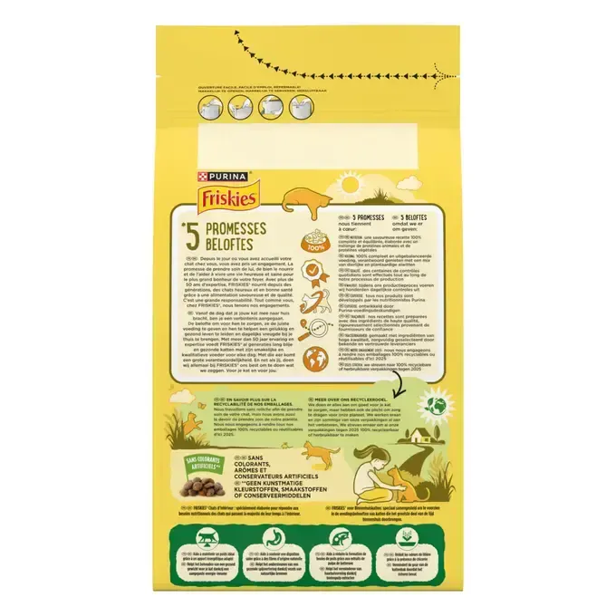 FRISKIES Croquettes Indoor Chatons Poulet et Légumes 1,5Kg miniature 3