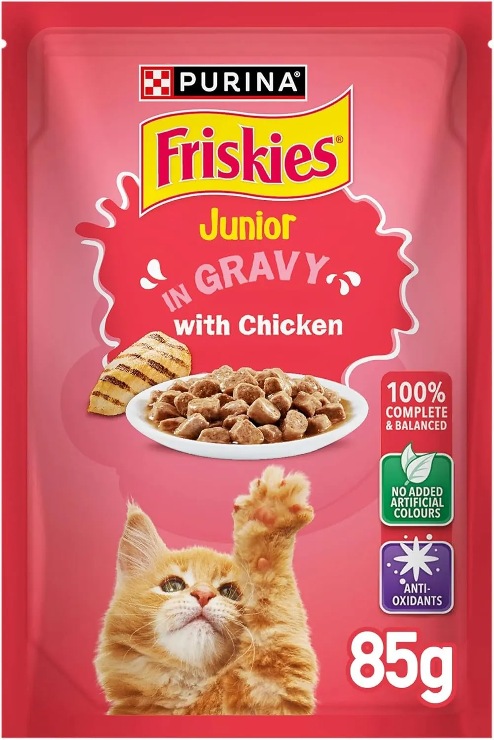 Friskies Pochon pour chats Poulet en sauce 85 g miniature 3