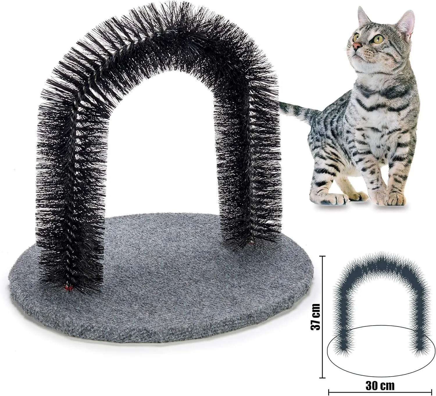 Griffoir pour Chat MASCOW: toilettage, massage et jeu miniature 2