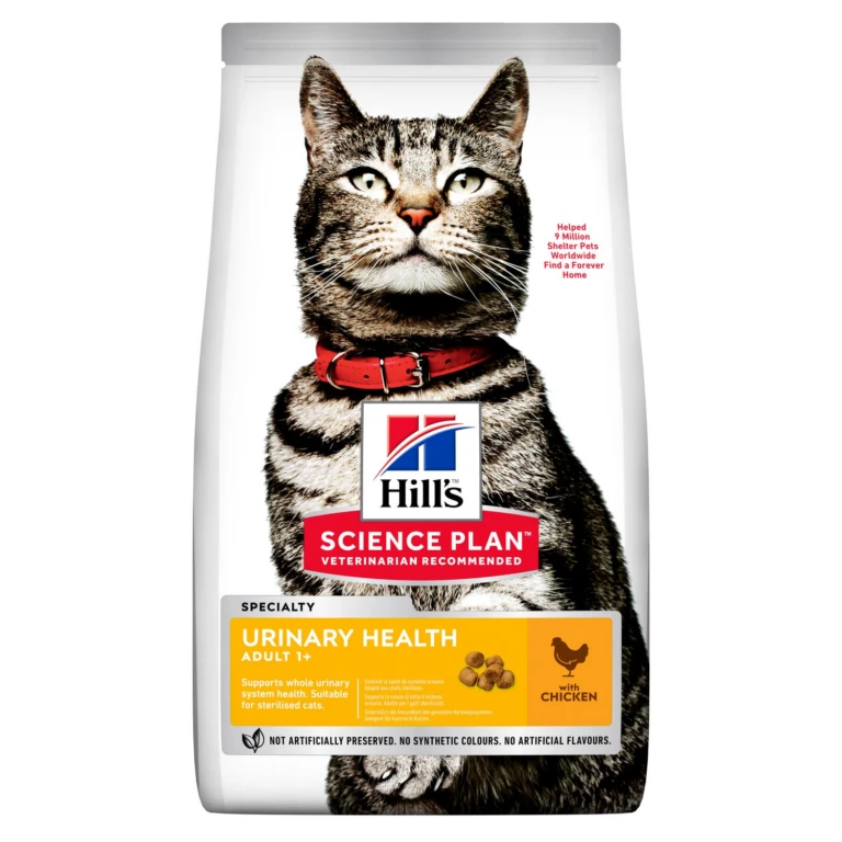 Hill’s Science Plan URINARY HEALTH Aliment pour Chat Adulte au poulet (3kg)