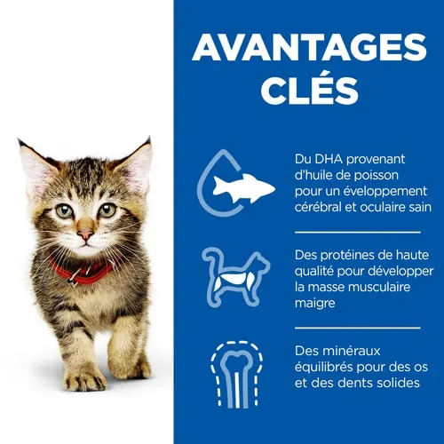 Hill’s Science Plan Croquettes Pour Chaton Au Poulet 3kg Promo miniature 4