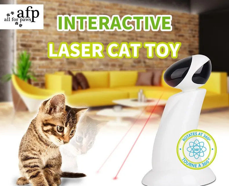 Jouet laser interactif (automatique) pour chat et chien miniature 4