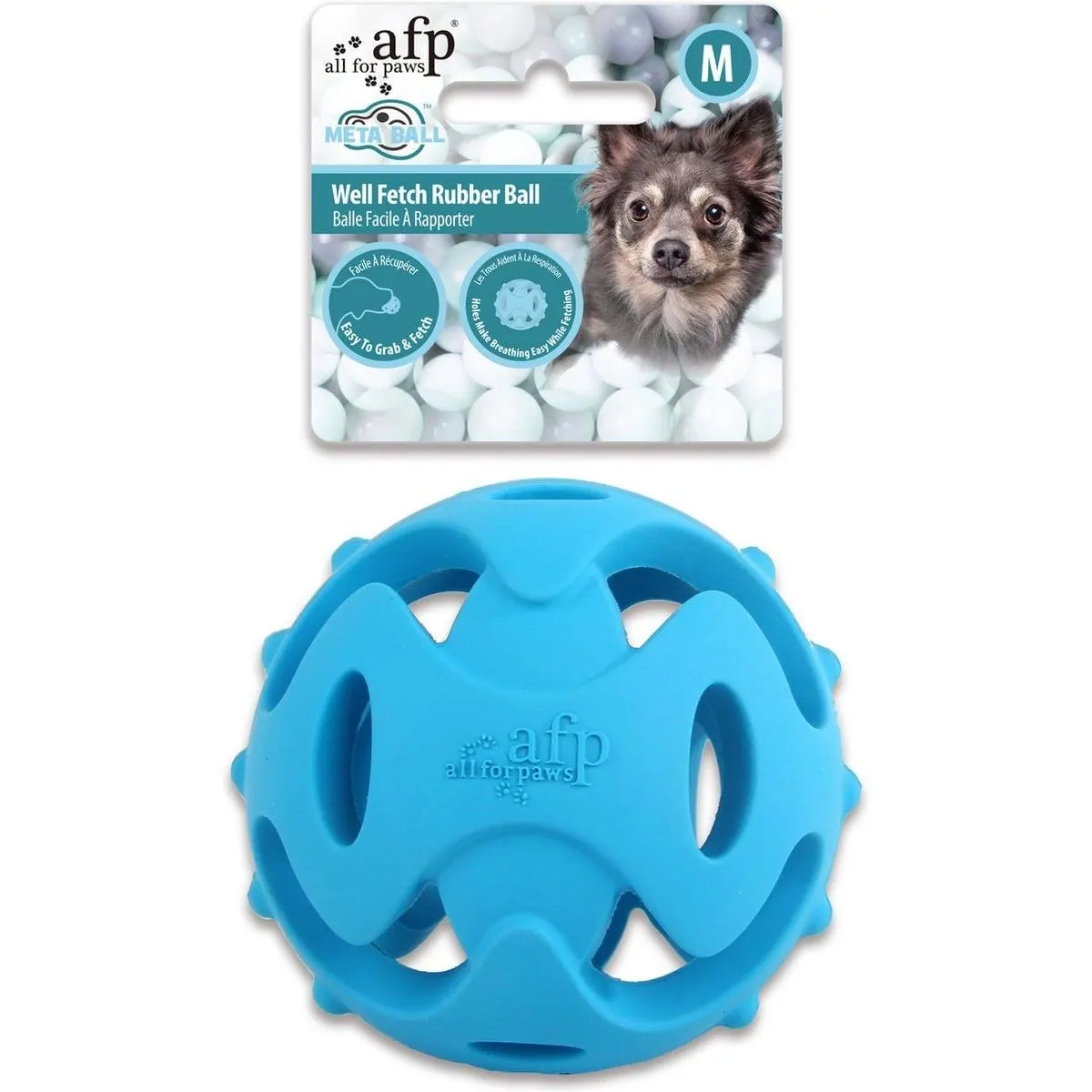 Jouet AFP Balle en caoutchouc Well Fetch grande taille miniature 3