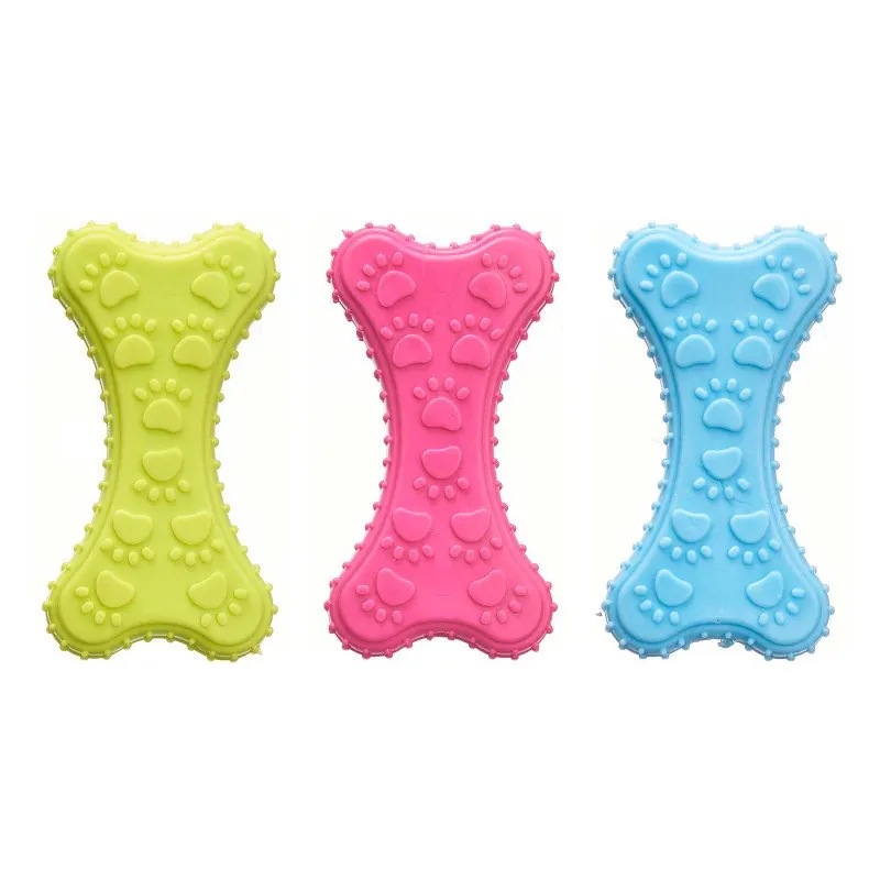Jouet Chien Os en silicone Mascow de 10 cm miniature 2