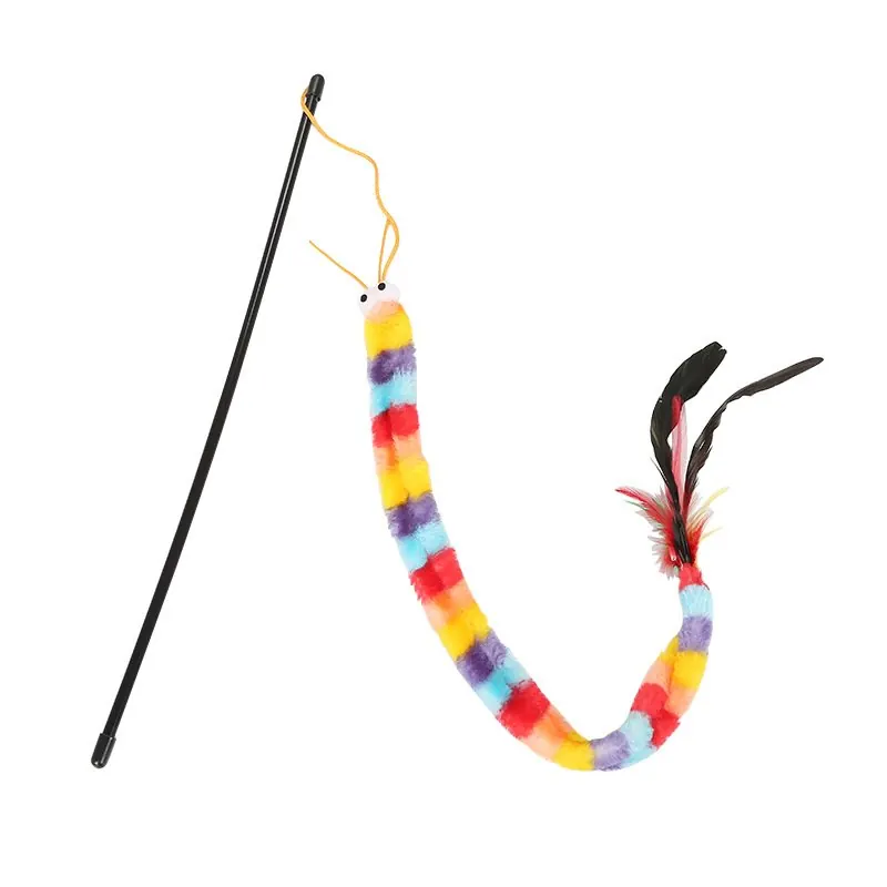 Jouet Bâton de chenille en couleur arc-en-ciel miniature 3
