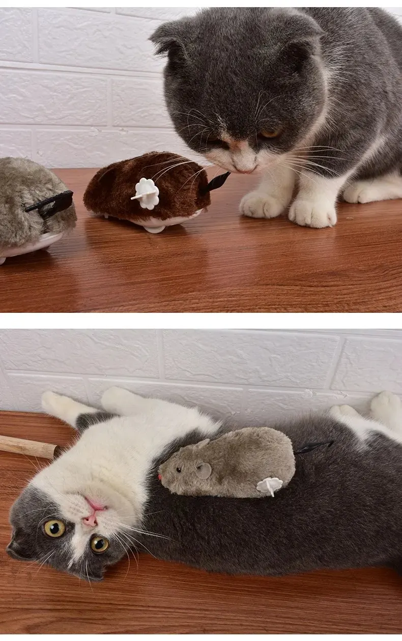 Jouet pour chat : Souris mobile miniature 2