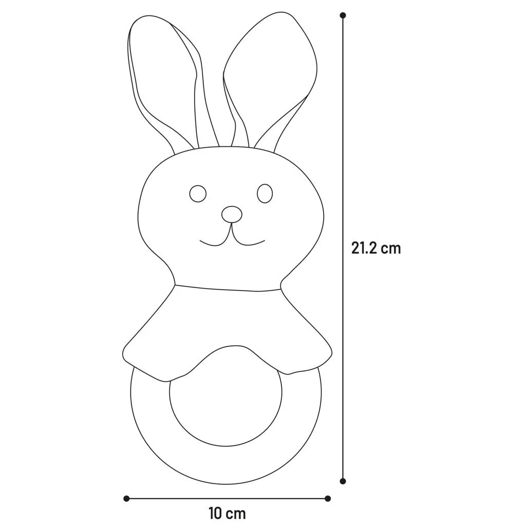 Jouet Pour Chiot et Adult Rabbo Lapin Blanc – Flamingo miniature 2