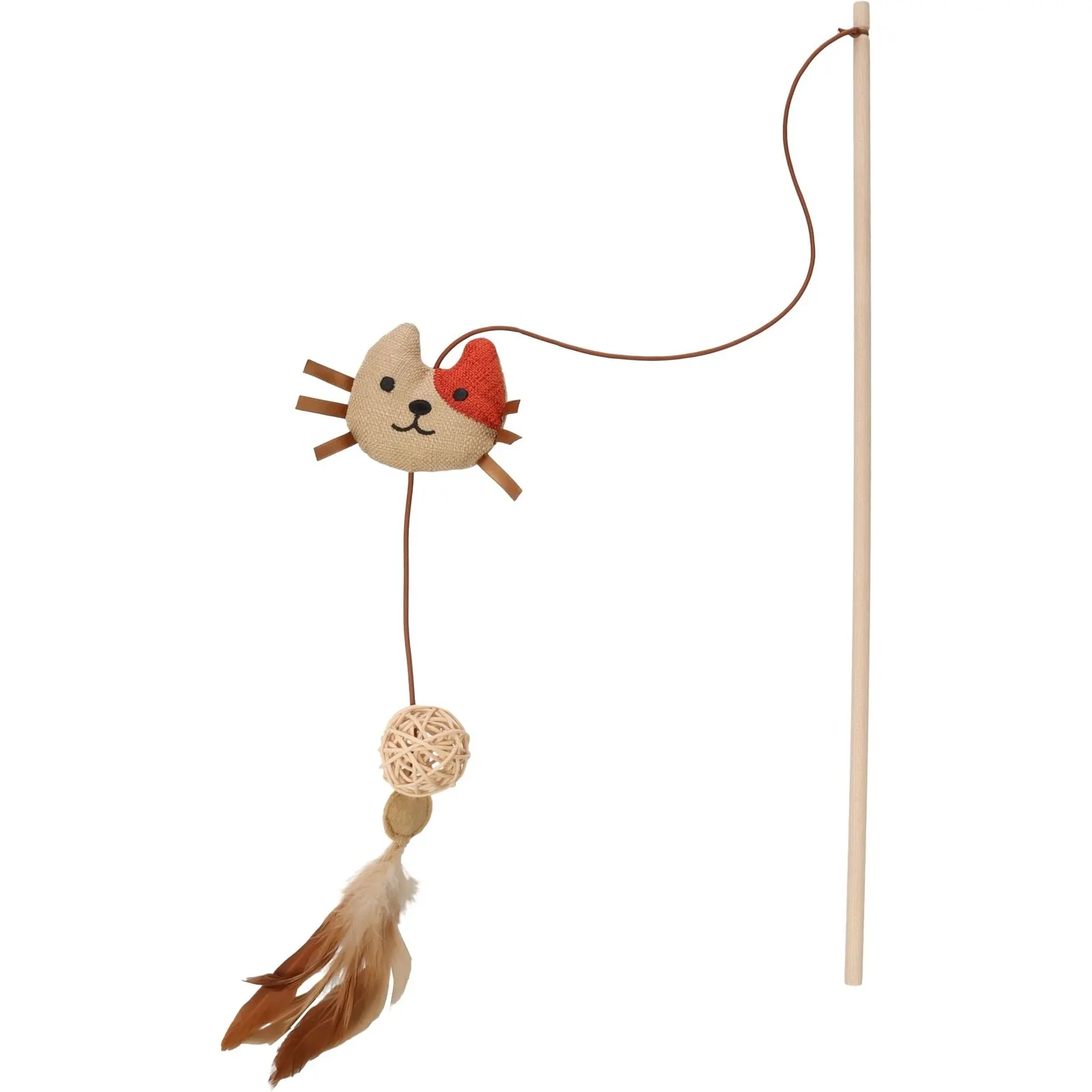 Jouet Robla Canne à Pêche Avec Balle & Chat Flamingo miniature 2