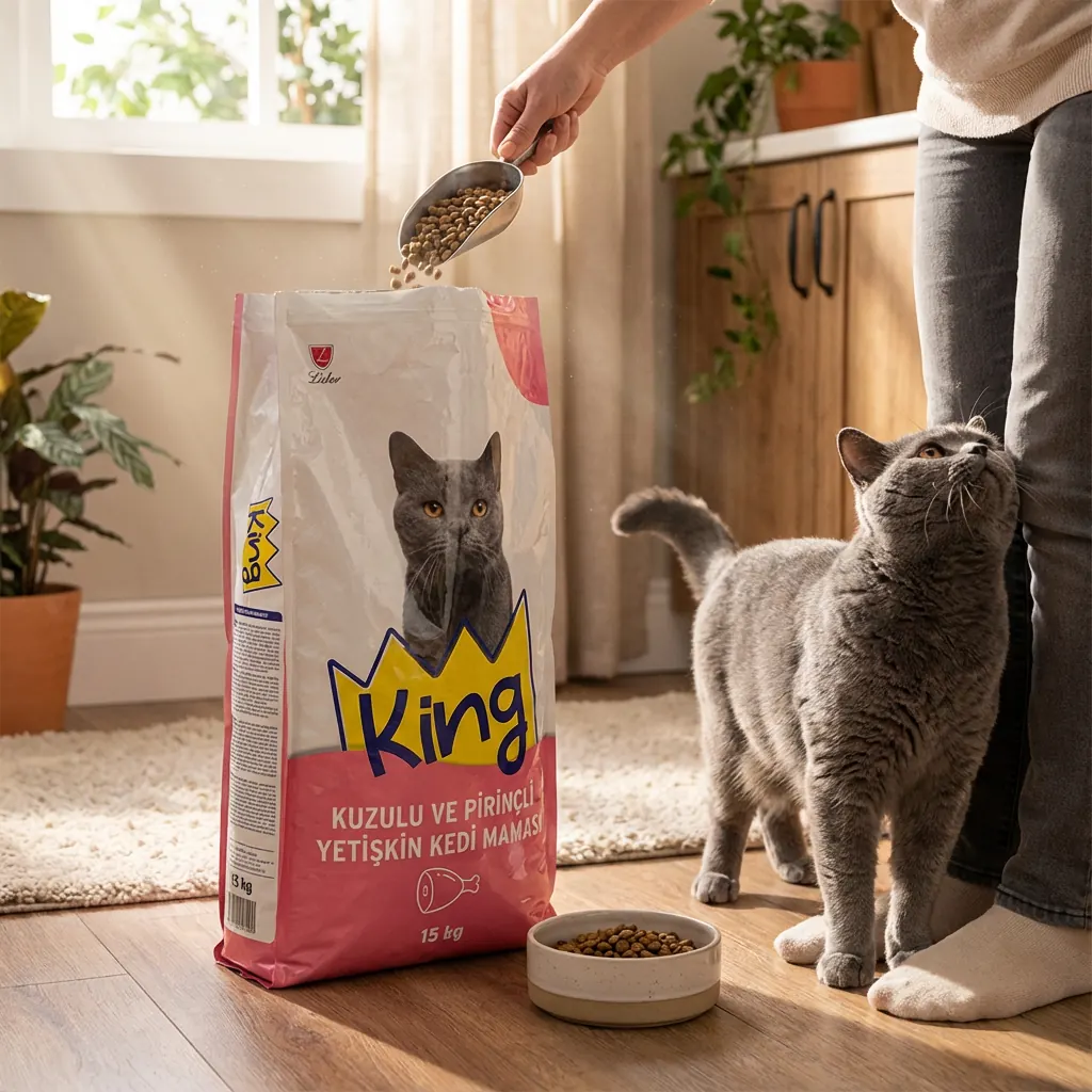 King Croquettes Chat Adulte Agneau et Riz 15kg miniature 2