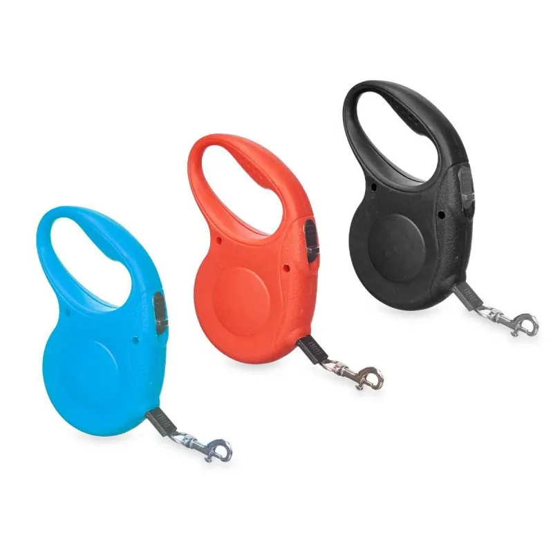 Laisse Retractable Mascow 3m (Rouge | Bleu | Noir) miniature 3