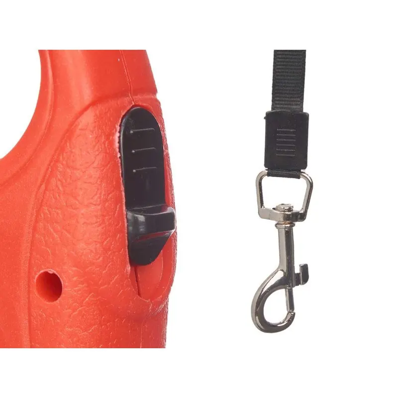 Laisse Retractable Mascow 3m (Rouge | Bleu | Noir) miniature 4