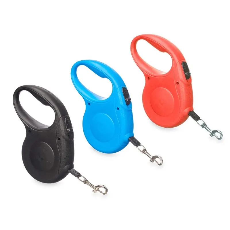 Laisse Retractable Mascow 5m (Rouge | Bleu | Noir) miniature 2