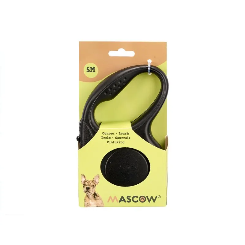 Laisse Retractable Mascow 5m (Rouge | Bleu | Noir) miniature 3