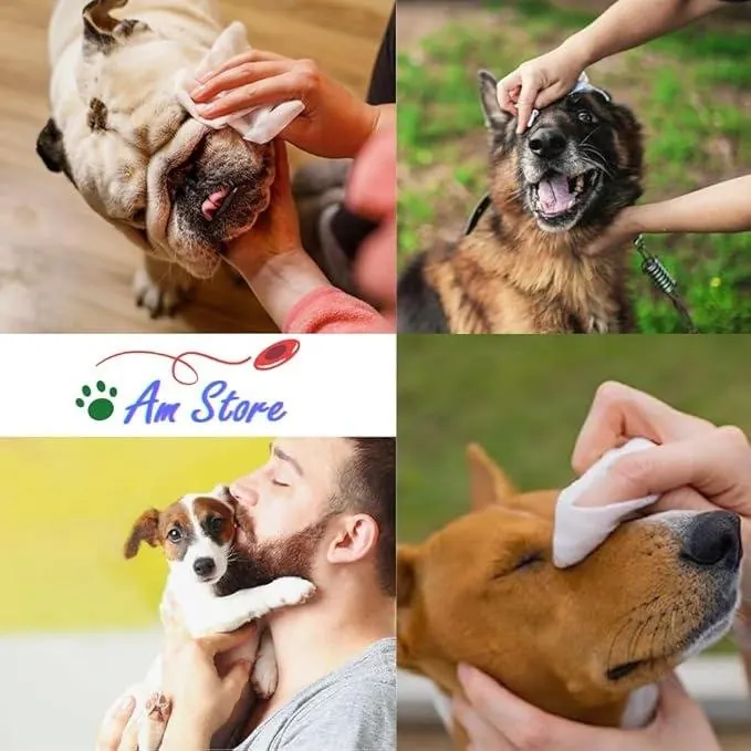 Lingettes Amoremio humides pour chiens et chats (30 PCS) miniature 2