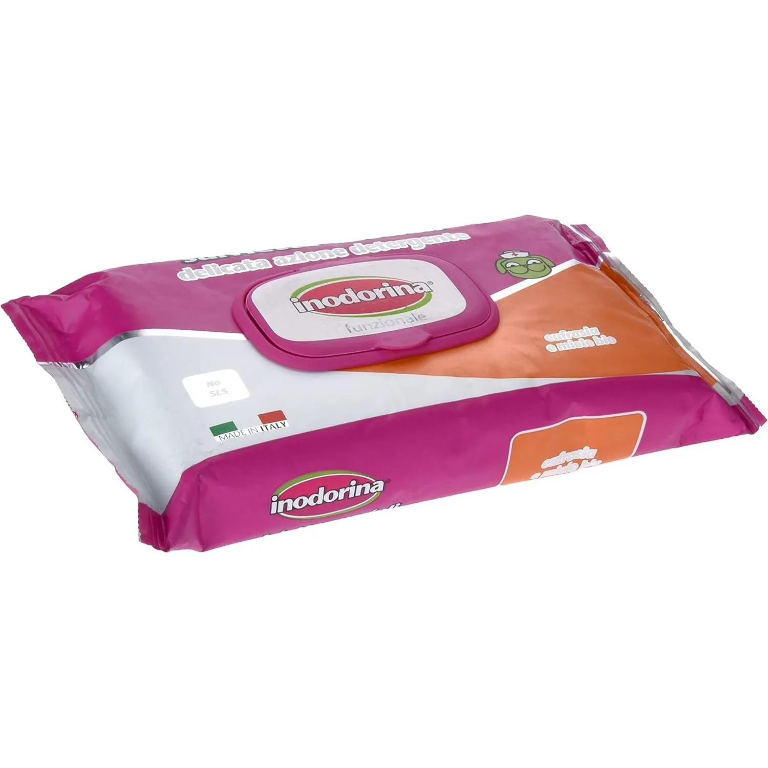 Lingettes Inodorina pour Chien et Chat (Euphrasia Et Miel Blanc) 40pc miniature 5