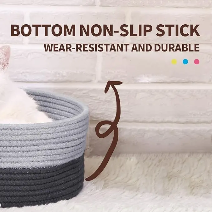 Lit Ovale Pour Chat et Petit Chien ( Gris | Tan ) miniature 4