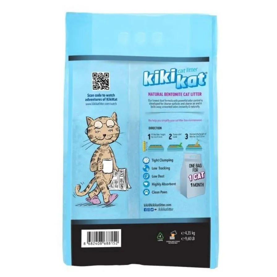 Litière agglomérante et absorbante KiKiKat Activated Carbon (5L | 10L) miniature 4