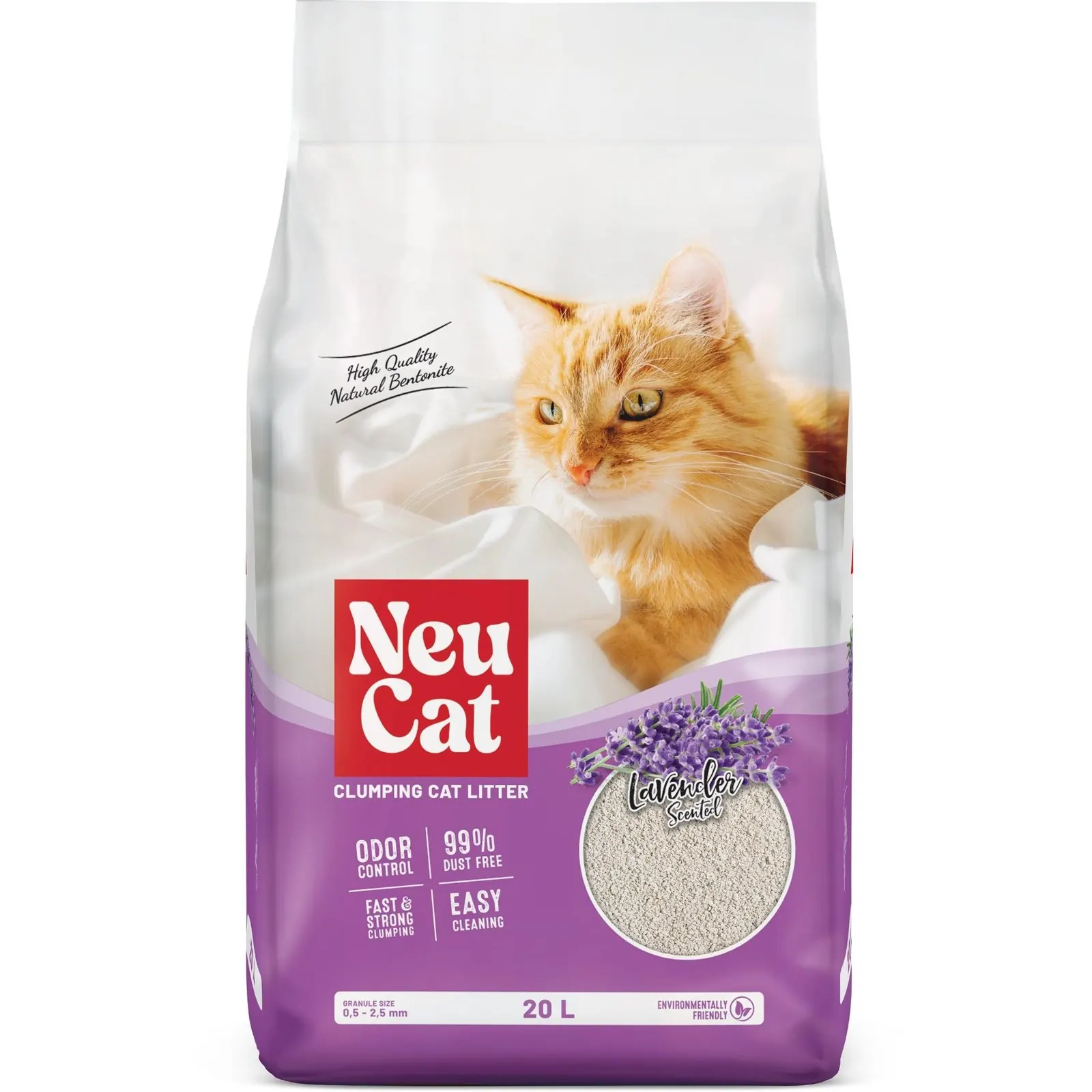 Litière agglomérante et absorbante Neu Cat Lavande (10L | 20L) miniature 2