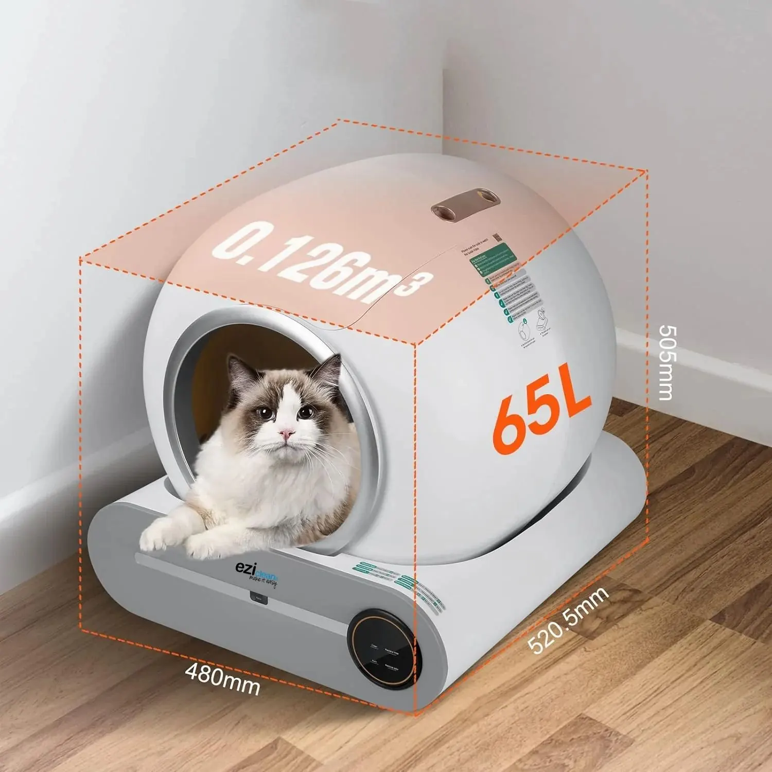 Litière Automatique et Connectée avec Application EziClean Robot k8i miniature 5
