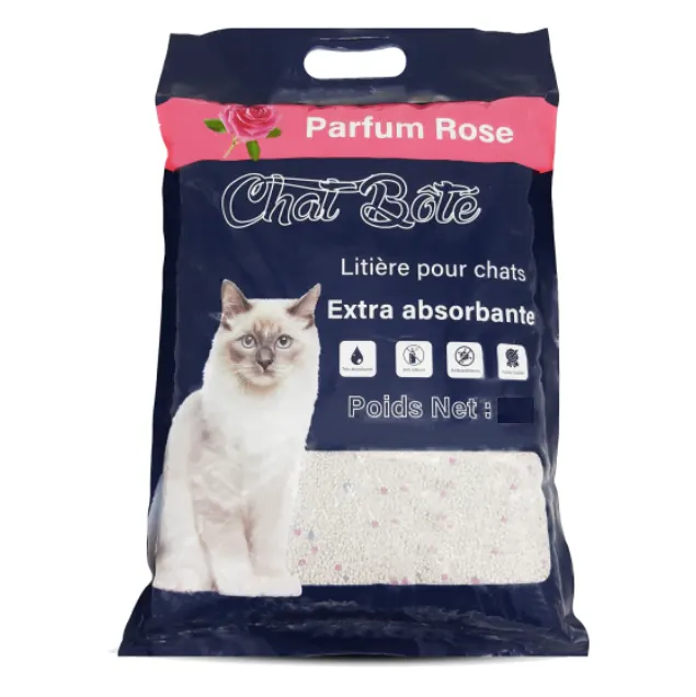 Litière parfumée agglomérant et absorbante chat botté ( ) miniature 2