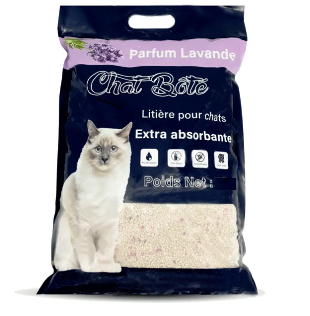 Litière parfumée agglomérant et absorbante chat botté ( ) miniature 4
