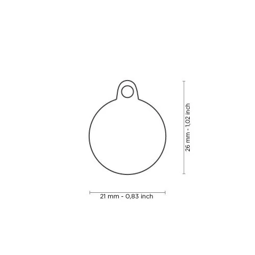 Médaille Glam Couronne Noire avec Strass miniature 3