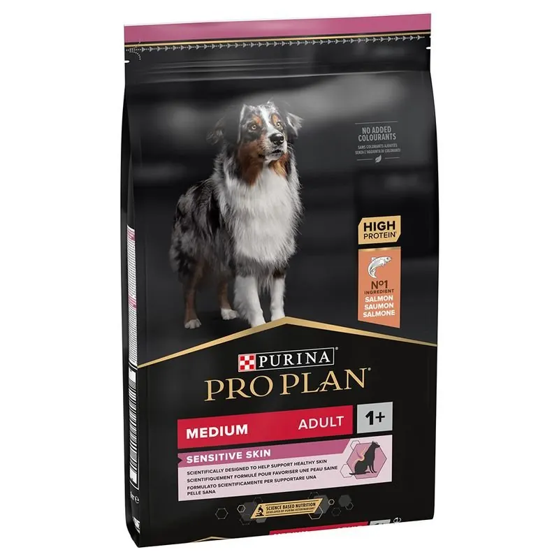 Pro Plan Medium Adult Sensitive Skin Saumon 14kg miniature 2