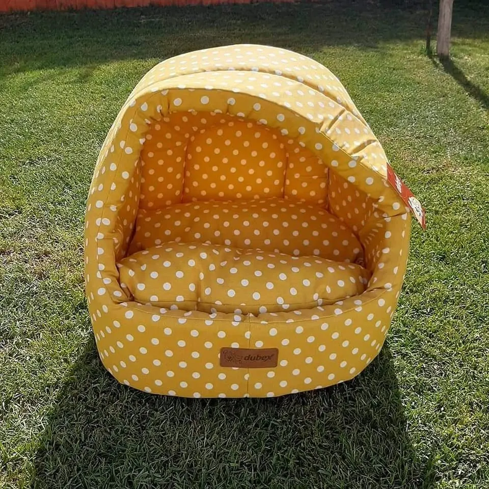 Mini Cabane Medium Canijess (50x47x43) Couleur Jaune Aspro miniature 3