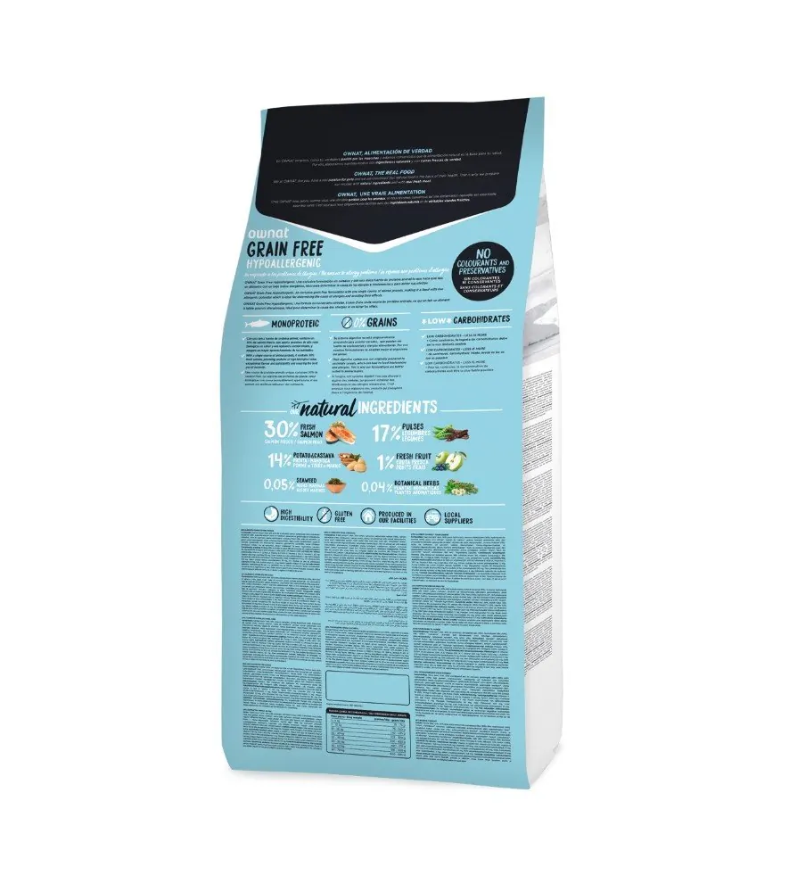 Ownat Grain Free Hypoallergenic Saumon 12kg miniature 2