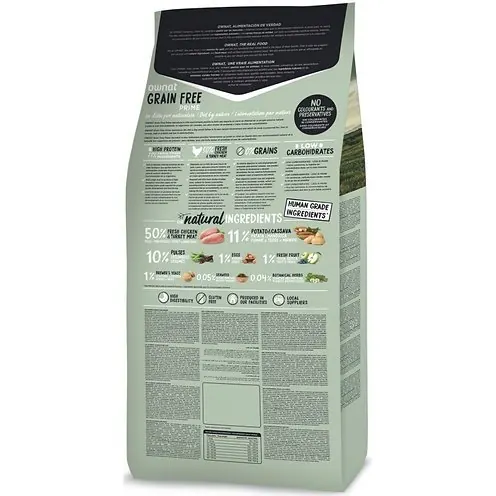 Ownat Grain Free Prime Adult Chien Poulet et Dinde 3kg | 12kg miniature 2