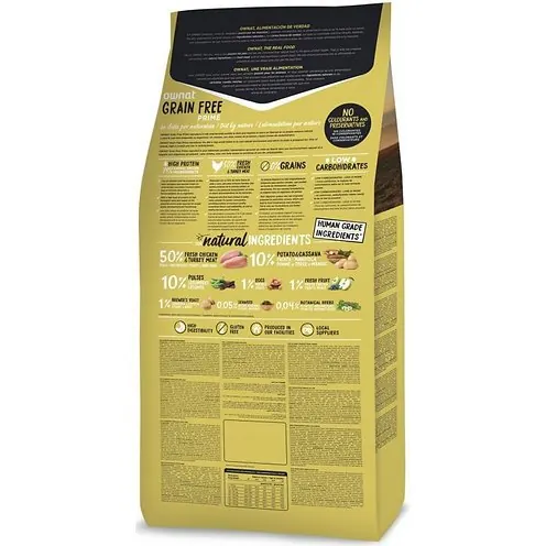 Ownat Grain Free Prime Junior Poulet et Dinde 12kg miniature 2
